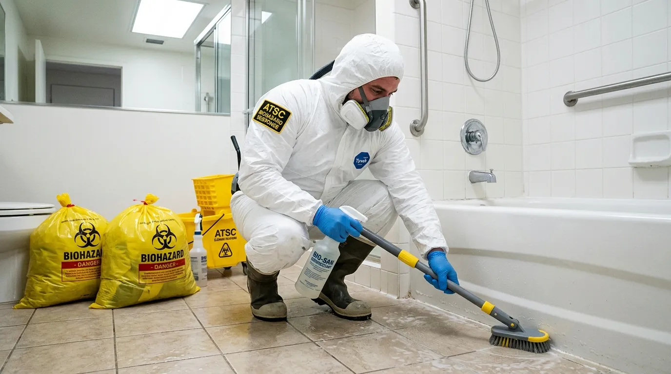 Decontamination equipment deployed for Blood Cleanup in Santa Monica